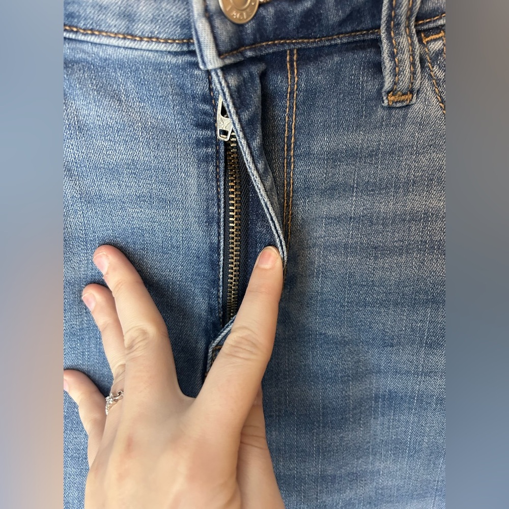 American Eagle Super High-Rise Jegging Medium Wash Skinny Jean Size 4 S - Picture 4 of 16